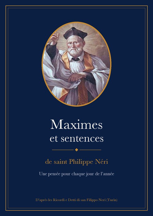 Couverture — Maximes et sentences de saint Philippe Néri